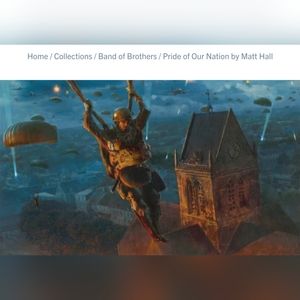 Band of Brothers print by Matt Hall